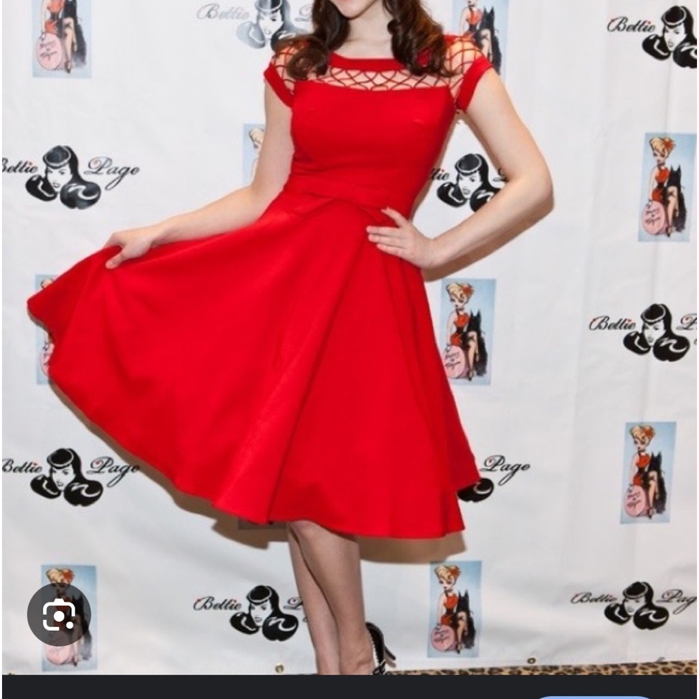 Tatyana Alika Circle Dress in Red